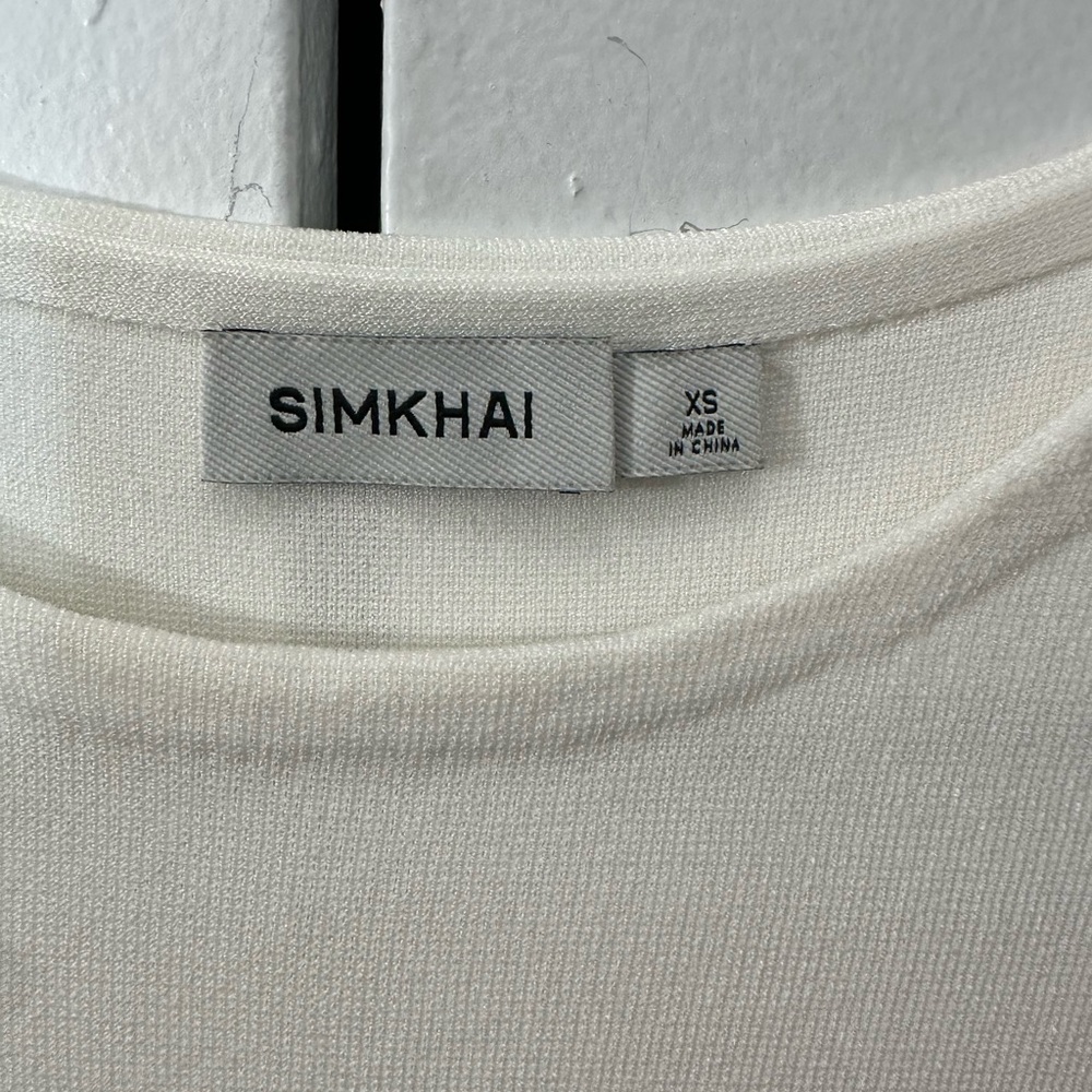 SIMKHAI Damoni Pleated Midi Dress - Picture 6 of 11
